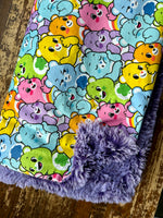 Toddler Carebear Minky Fur Blanket