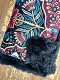 Adult Midnight Minky Fur Blanket