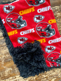 Fleece Football Fur Car Seat Blanket