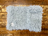Minky Silver Fur Lovey Blanket