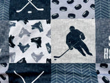 Adult Hockey Minky Fur Blanket
