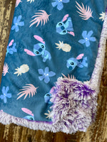 Toddler Stitch Minky Fur Blanket