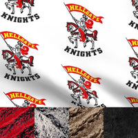 Travel Missoula Hellgate Knights Minky Fur Blanket