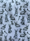 Mini Baby Rabbits Minky Fur Blanket