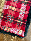 Adult 49ers Fleece Fur Blanket