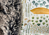 Adult Farming Minky Fur Blanket