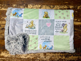 Toddler Winnie the Pooh Minky Fur Blanket