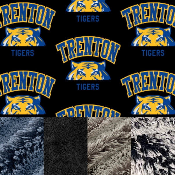 Adult Trenton Tigers Minky Fur Blanket
