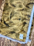 Adult Fields of Wheat Minky Fur Blanket