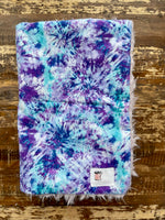 Flannel Fur Tie-dye Car Seat Blanket