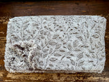 Adult Taupe Minky on Fur Blanket