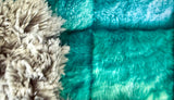Toddler Teal Minky Fur Blanket