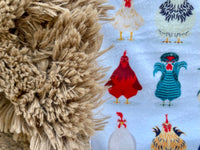 Adult Chickens Minky Fur Blanket