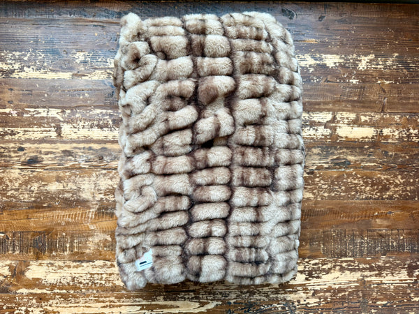Baby Carmel Enzo Minky Fur Blanket