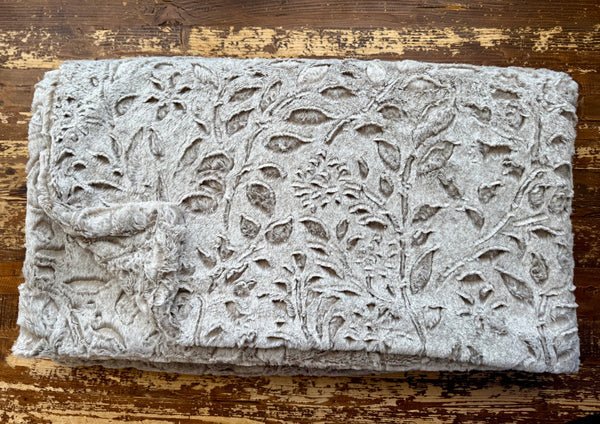 Adult Minky on Minky Fur Blanket