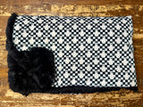Adult Ghost Minky Fur Blanket