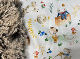 Toddler Nursery Rhymes Minky Fur Blanket