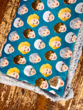 Adult Thank you for being a Friend Minky Fur Blanket