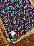 Adult Minky Don’t go Bacon my Heart Fur Blanket