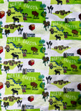 North Dakota Minky Fur Car seat Blanket