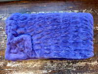 Adult Enzo Purple Minky on Minky Blanket