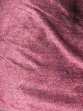 Adult Mauve Herringbone Minky Fur Blanket