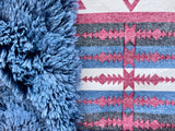 Adult Aztec Flannel Fur Blanket