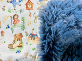 Baby Nursery Rhymes Minky Fur Blanket