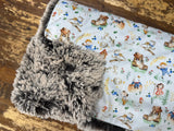 Toddler Nursery Rhymes Minky Fur Blanket