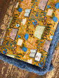 Adult Keep Calm Read On Minky Fur Blanket