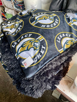 Adult Legacy Hockey Minky Fur Blanket