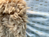 Baby Dotted Luxe Minky Fur Blanket