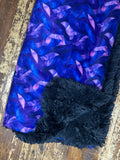 Toddler Purple Minky Fur Blanket