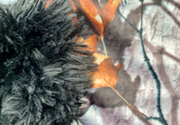 Adult White Camouflage Minky Fur Blanket