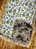 Toddler Winnie the Pooh Minky Fur Blanket