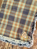 Toddler Plaid Minky Fur Blanket