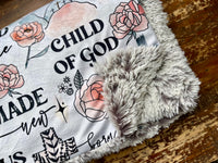 Adult Faith Minky Fur Blanket