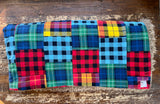 Adult Flannel Patchwork Fur Blanket