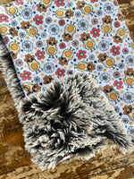 Mini Baby Western Chicks Minky Fur Blanket