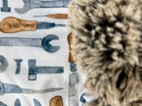 Toddler Tools Minky Fur Blanket