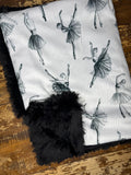 Dancer Minky Fur Car seat Blanket