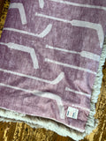 Adult Pink Hockey Sticks Minky Fur Blanket