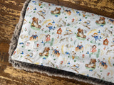 Toddler Nursery Rhymes Minky Fur Blanket