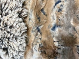 Adult Tan Rabbit Minky Fur Blanket