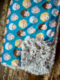 Adult Golden Girls Minky Fur Blanket