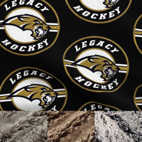 Adult Legacy Hockey Minky Fur Blanket