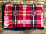 Adult 49ers Fleece Fur Blanket