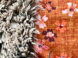 Adult Floral Minky Fur Blanket