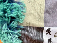 Bigfoot Minky Fur Car seat Blanket
