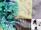 Bigfoot Minky Fur Car seat Blanket
